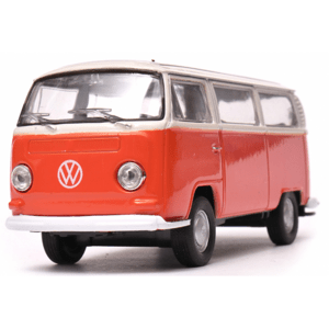 008805 Kovový model auta - Nex 1:34 - 1972 Volkswagen Bus T2 Oranžová