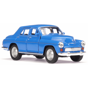 008843 Kovový model auta - Nex 1:34 - Warszawa 224 Modrá