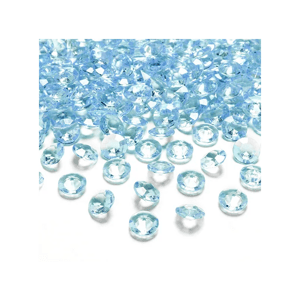 ADC12-083 Party Deco Diamantové konfety - 12mm Tyrkysová