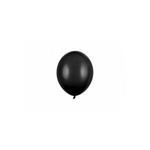 SB5P-010 Party Deco Eko mini pastelové balóny - 12cm, 10ks Černá