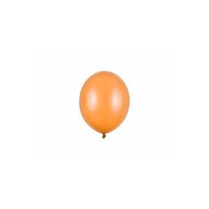 SB5M-005 Party Deco Eko mini metalické balony - 12cm, 10ks Oranžová