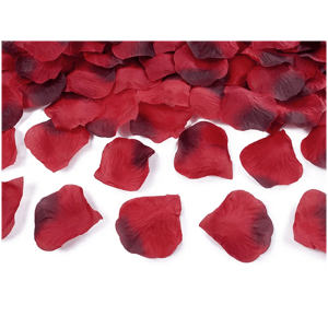 PLRD500-007B Party Deco Konfetové lupínky růží 500 ks čierno-červená