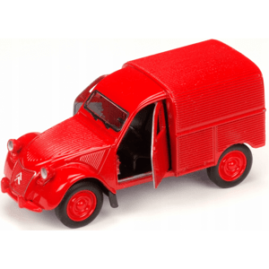 008751 Kovový model auta - Old Timer 1:34 - Citroën 2CV Fourgonnette Červená