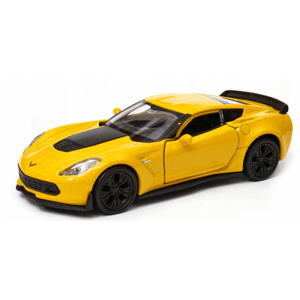 008805 Kovový model auta - Nex 1:34 - 2017 Chevrolet Corvette Z06 Žlutá