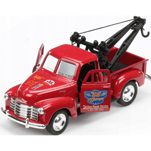 008805 Kovový model auta - Nex 1:34 - 1953 Chevrolet Tow Truck Červená