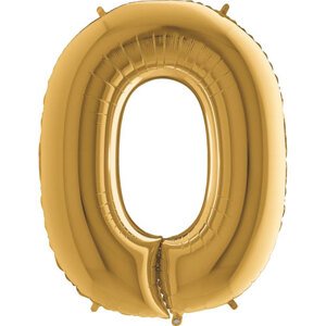 Balónek zlatý písmeno  O 102cm