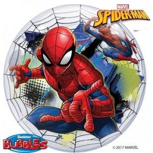 Balónová bublina Qualatex – Spider Man Web 56 cm