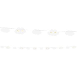 Girlanda Malá hvězda – obláček bílý 145 cm 1 ks