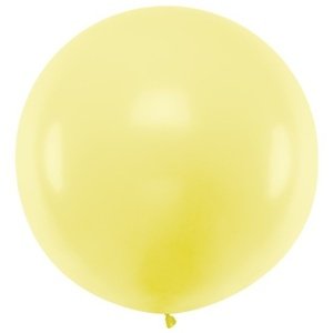 Balón velký kulatý 60 cm světle žlutý