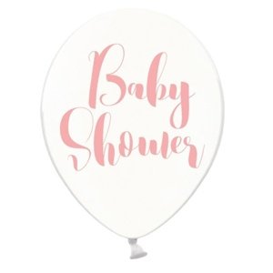 Balónky s potiskem Baby Shower 30 cm 6 ks