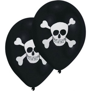 Balónky latexové Piráti 25,4 cm 8 ks