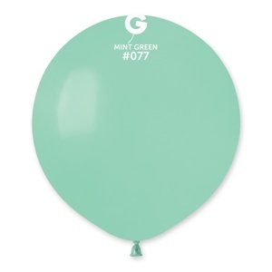 Balónek latexový mátově zelený 48 cm 1 ks