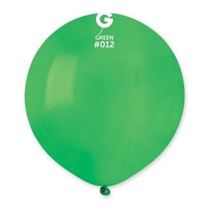Balónek latexový zelený 48 cm 1 ks