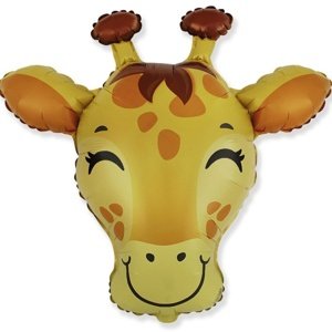 Balónek fóliový Hlava žirafy 60 cm