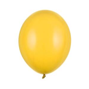 Balónek latexový 30 cm medově žlutý 1 ks