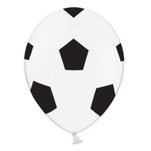 Balónky latexové Fotbal 30 cm 50 ks