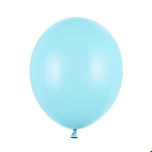 Balónky latexové pastelové světle modré 12 cm 100 ks