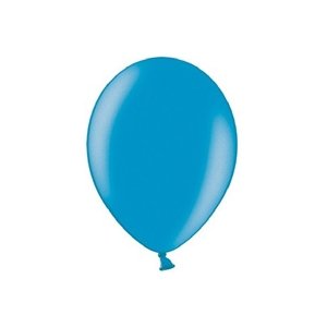 Balónky latexové metalické karibsky modré 12 cm 100 ks