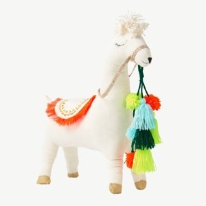 LAMA Meri Meri velká bavlněná – textilní hračky pro děti od 3 let