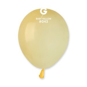Balónky A50 baby žluté 13 cm 100 ks