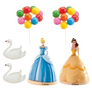 Princess Disney  - Set figurek pro dekoraci dortu 6 ks