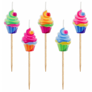 Sweet party - Svíčky Cupcakes 5ks