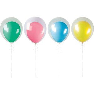 Set dvouvrstvých balónků 12 ks