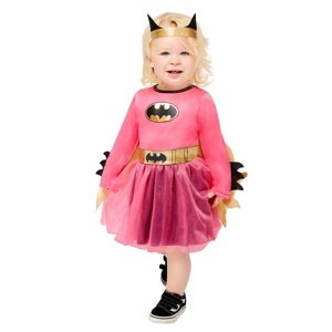 Kostým dětský Batgirl růžový vel. 2 - 3 roky