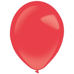 Balónky latexové dekoratérské pastelové červené 27,5 cm 50 ks