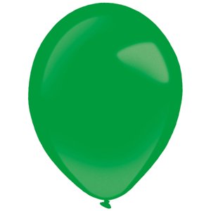 Balónky latexové dekoratérské metalické zelené 27,5 cm 50 ks