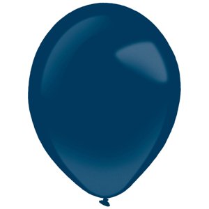Balónky latexové dekoratérské metalické námořnicky modré 27,5 cm 50 ks