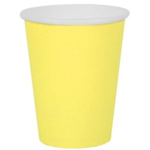 Kelímky papírové žluté 250 ml 10 ks