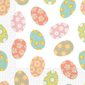 Ubrousky papírové Velikonoční vajíčka 33 x 33 cm 20 ks