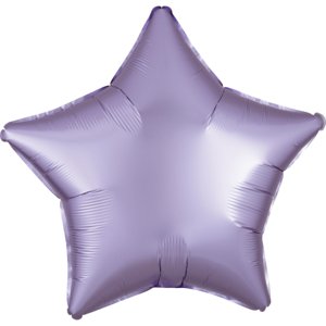 Balónek fóliový Hvězda saténová lila 48 cm