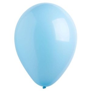 Balónky latexové dekoratérské pastelové světle modré 35 cm 50 ks
