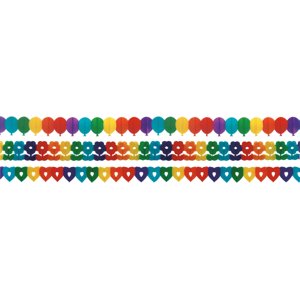 Girlanda papírová Rainbow 20 x 400 cm