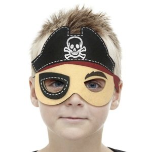 Maska plstěná Pirát
