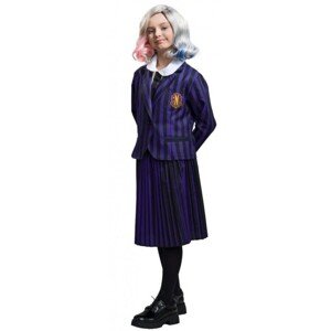 Halloween kostým - dívčí Wednesday školní uniforma vel. 164
