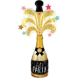 Balónek fóliový Šampaňské Lets Party 165 cm