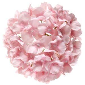 Dekorace umělá květina Hortenzie růžová 20 cm