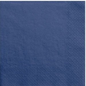 Ubrousky papírové banketové Navy Blue 13 x 13 cm 20 ks