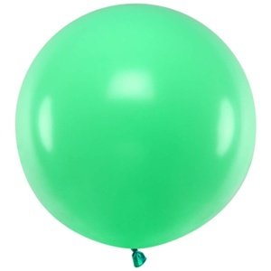 Balón latexový pastelový zelený 60 cm