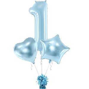 Balónkový buket 1. modrý + těžítko