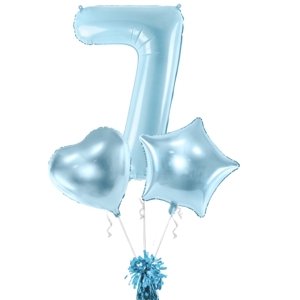 Balónkový buket 7. modrý + těžítko