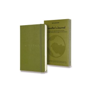 Moleskine Zápisník Passion Travel Journal - tvrdé desky L, khaki A5, 200 listů