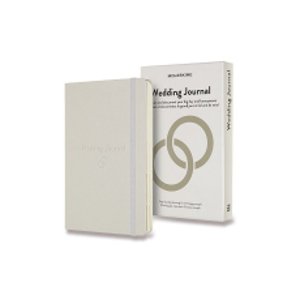 Moleskine Zápisník Passion Wedding Journal - tvrdé desky L, bílý A5, 200 listů