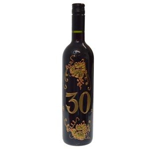 Víno červené - K 30. narozeninám 0,75L