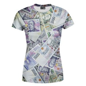 Tričko Peníze – dámské (Velikost: M)