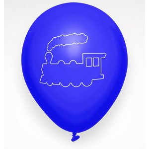 Sada balónků s lokomotivou (Počet balónků: 10ks)