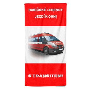 Osuška Hasičské legendy – Transit (Velikost osušky: 100x170cm)